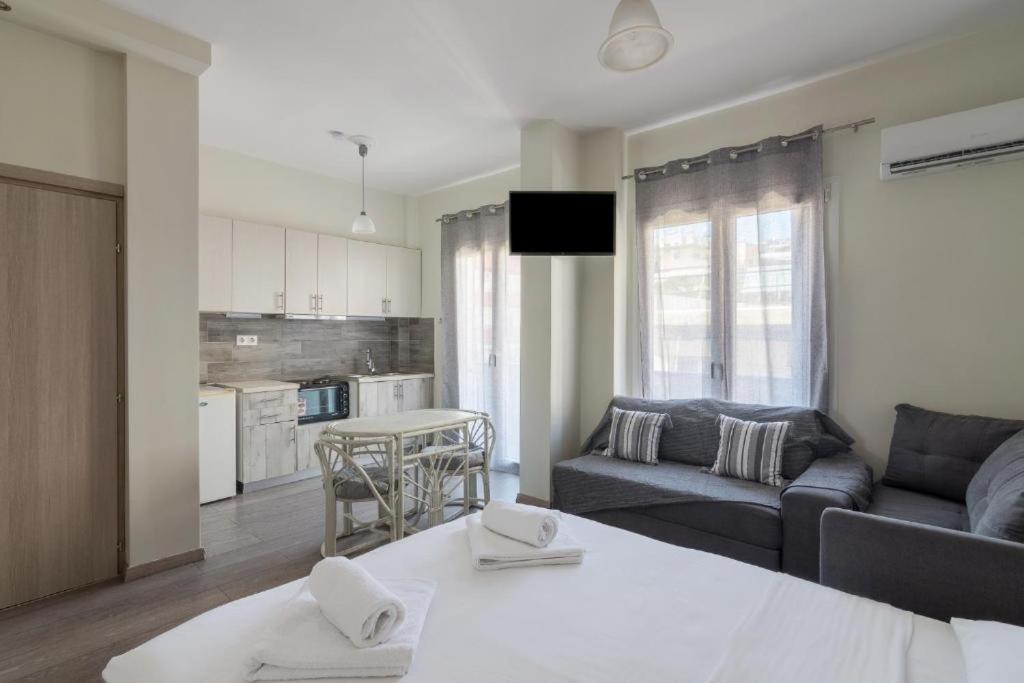 Lovely Studio Apartment For 2 Ppl In Athene Buitenkant foto